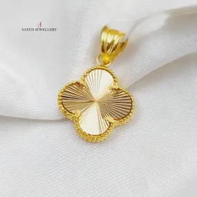 21K Clover Pendant
