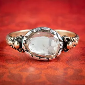 Antique Georgian Diamond Solitaire Ring 1.80ct Diamond Circa 1800
