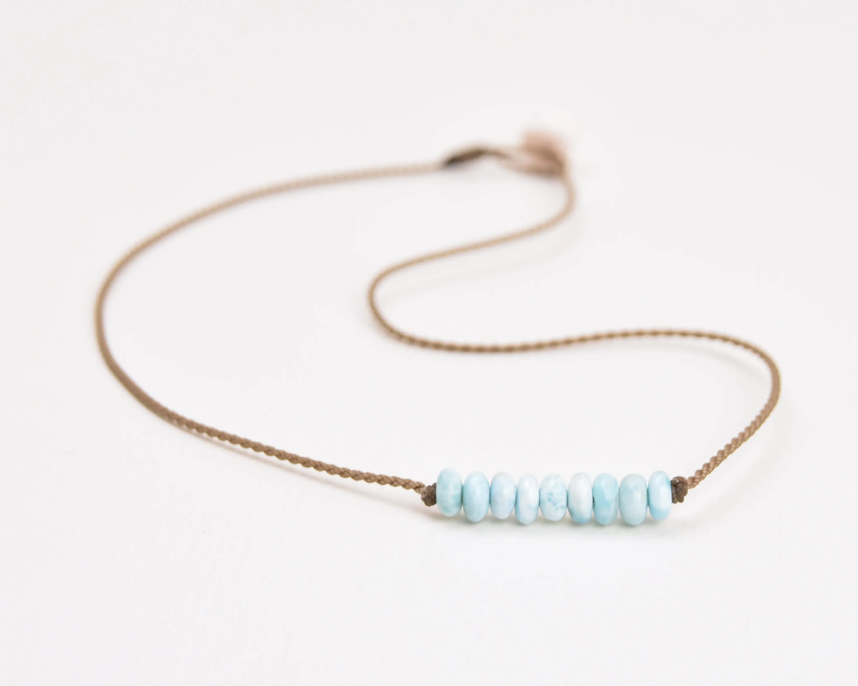 Bohemian Necklace-1190-Larimar