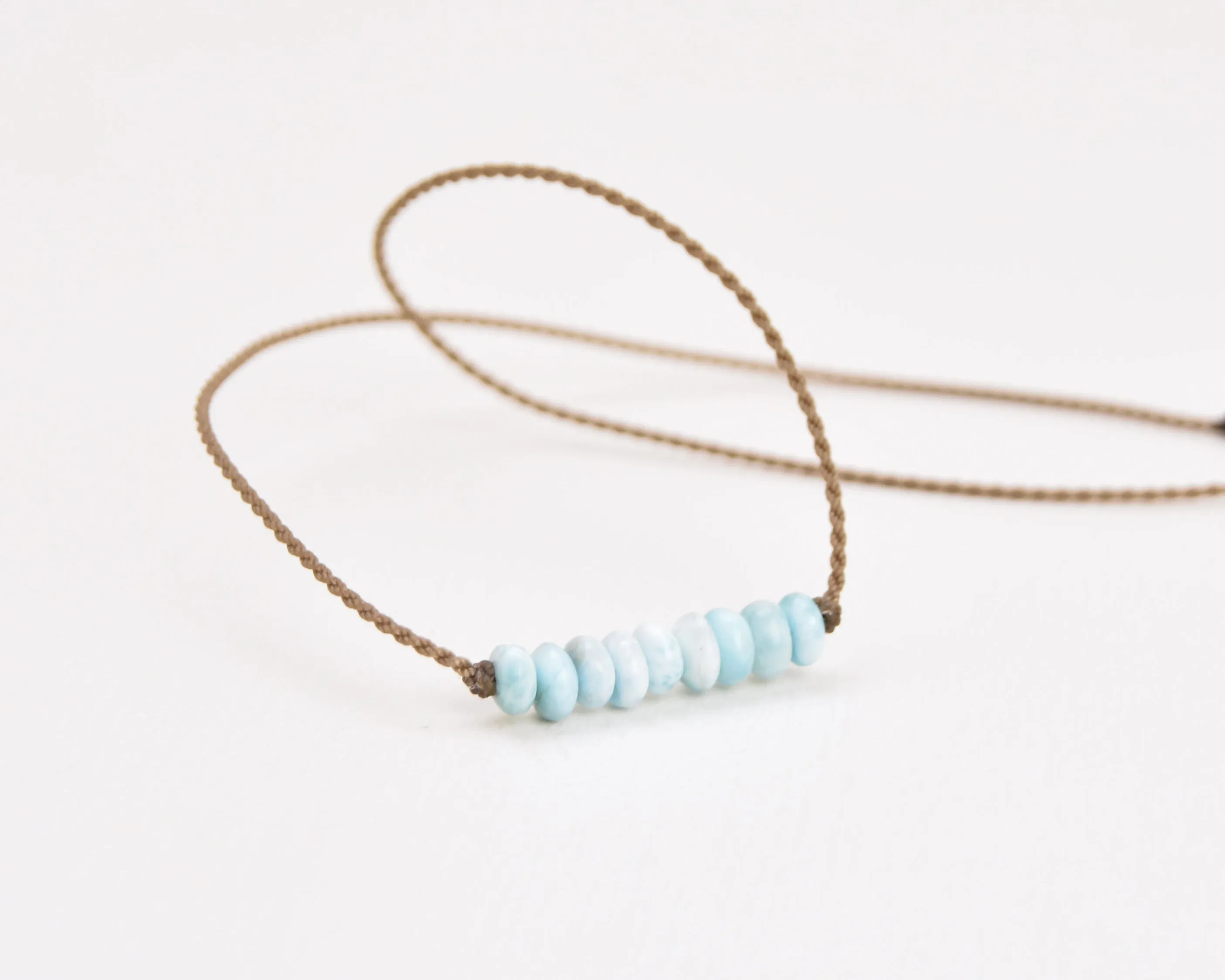Bohemian Necklace-1190-Larimar