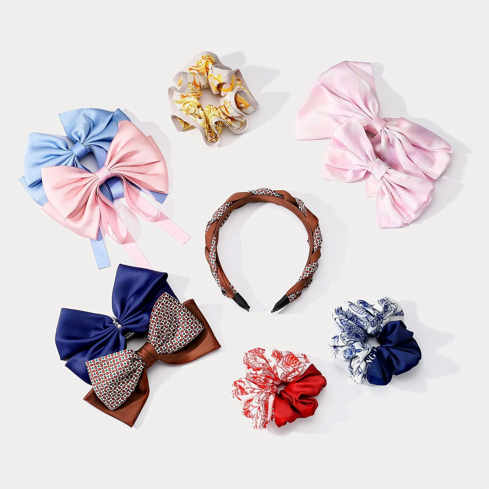 Bow Ribbon Hair Clips