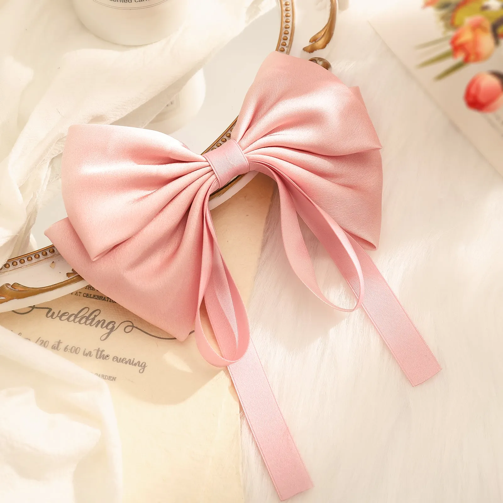 Bow Ribbon Hair Clips