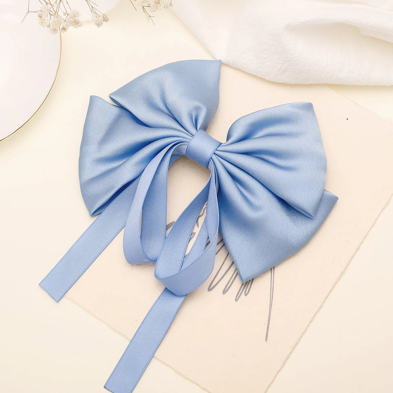 Bow Ribbon Hair Clips