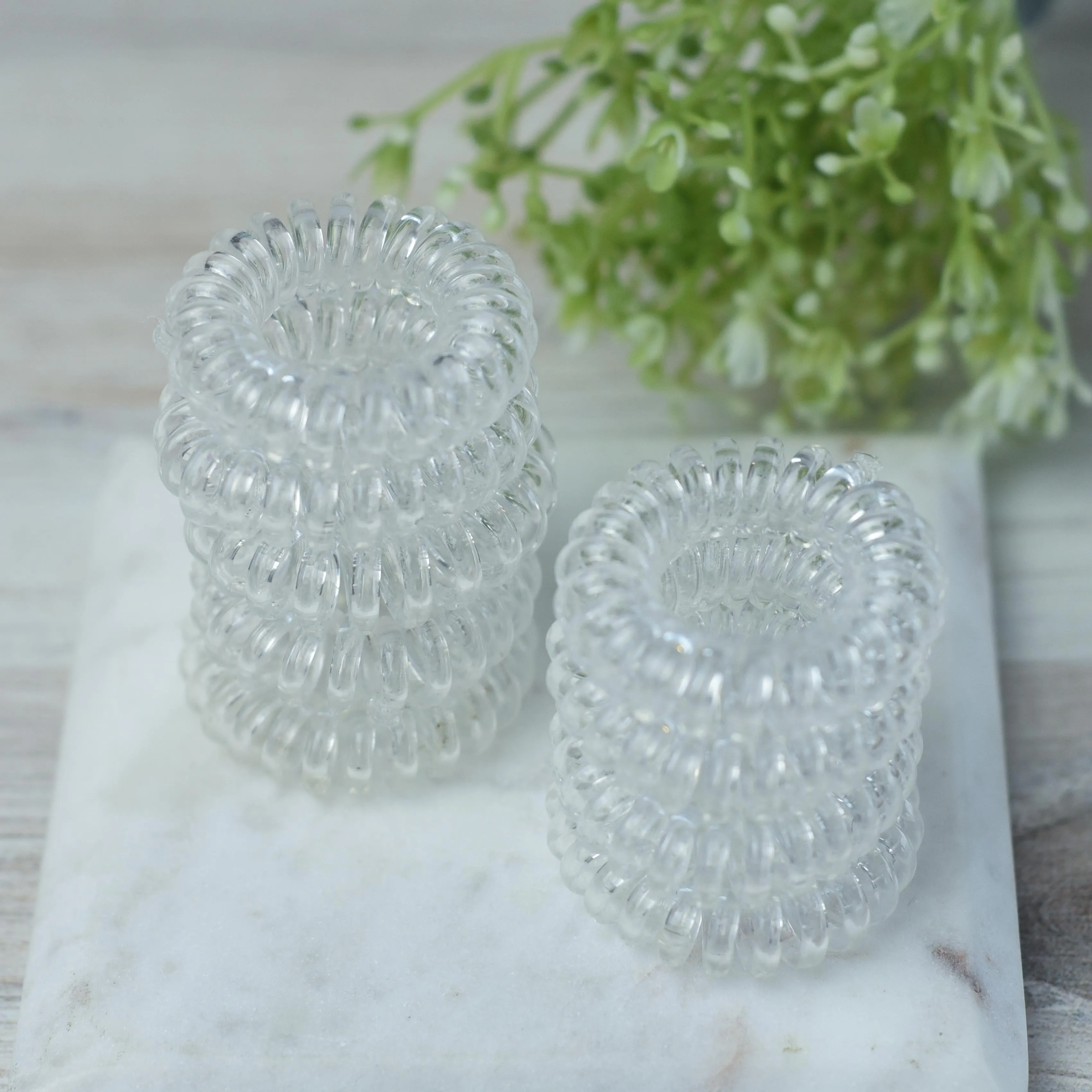 Caroline Medium Lauren Lane Hair Coil Set in Crystal