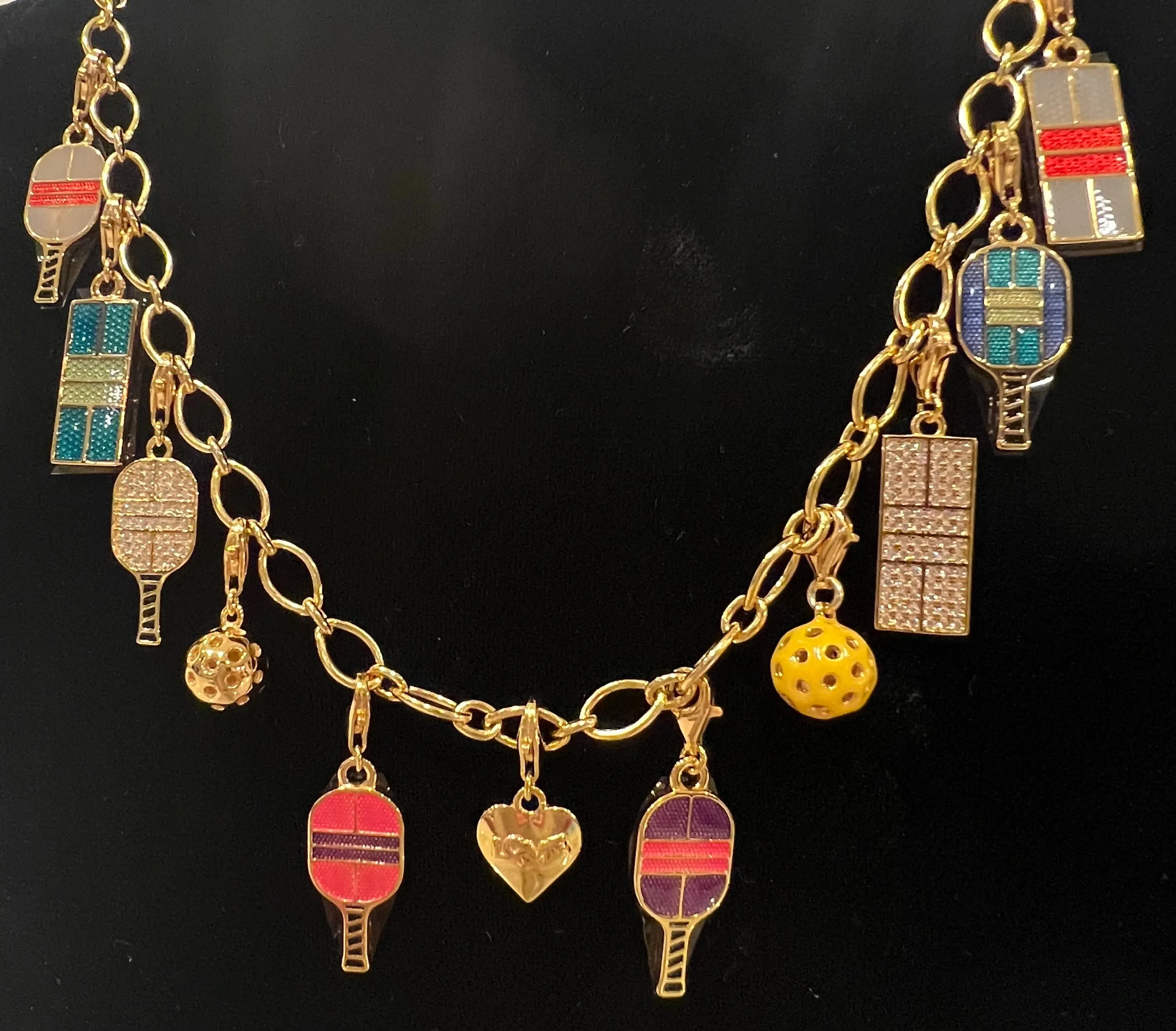 Charm Pickleball Neckace 18