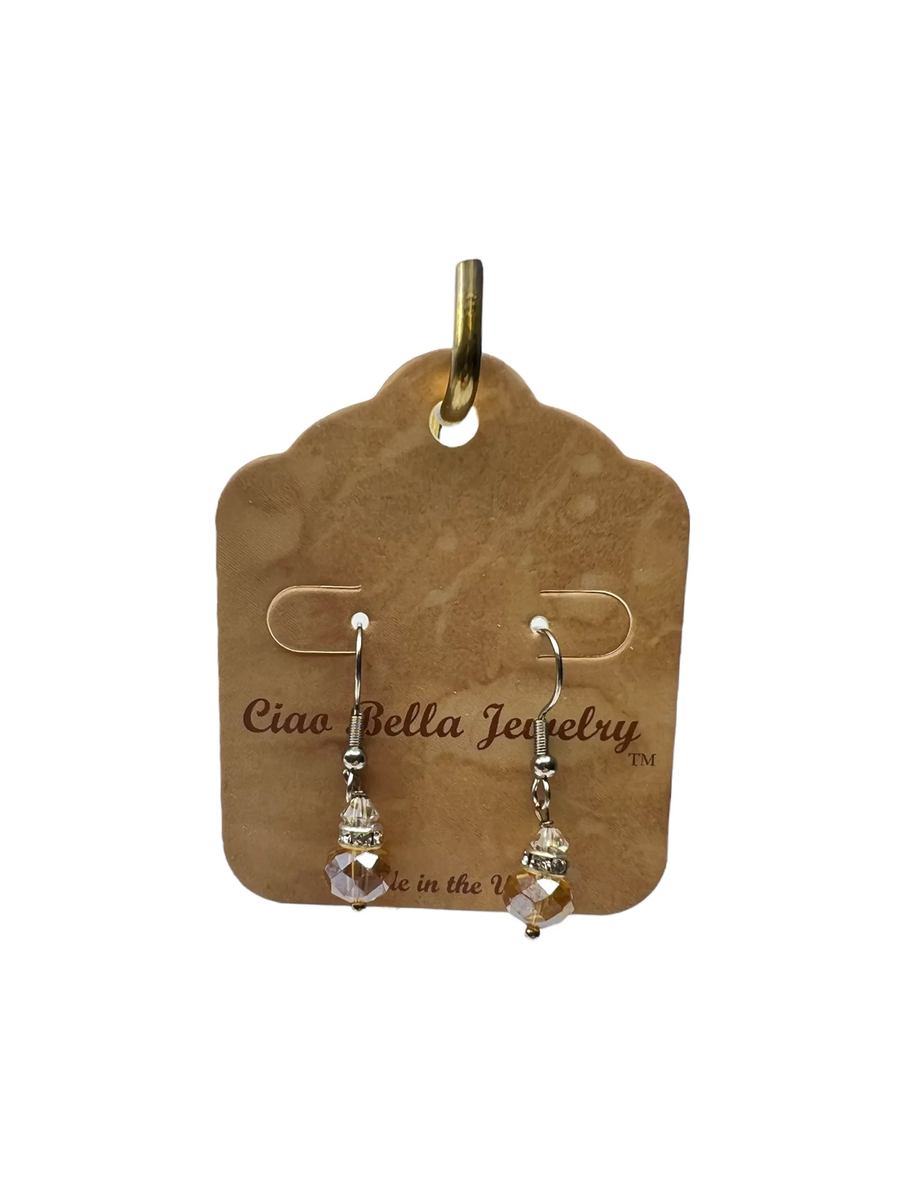 Colorful Gemstone Drop Earrings