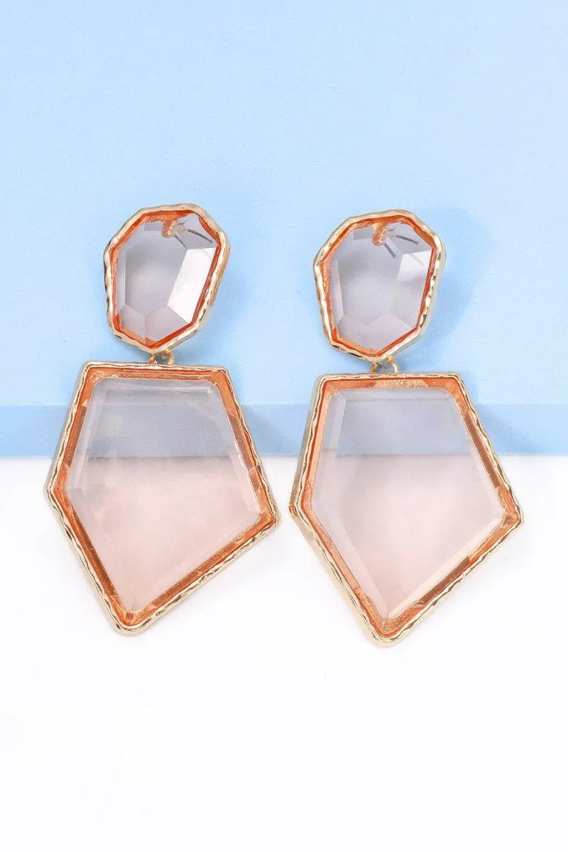 Geometric Shape Dangle Earrings