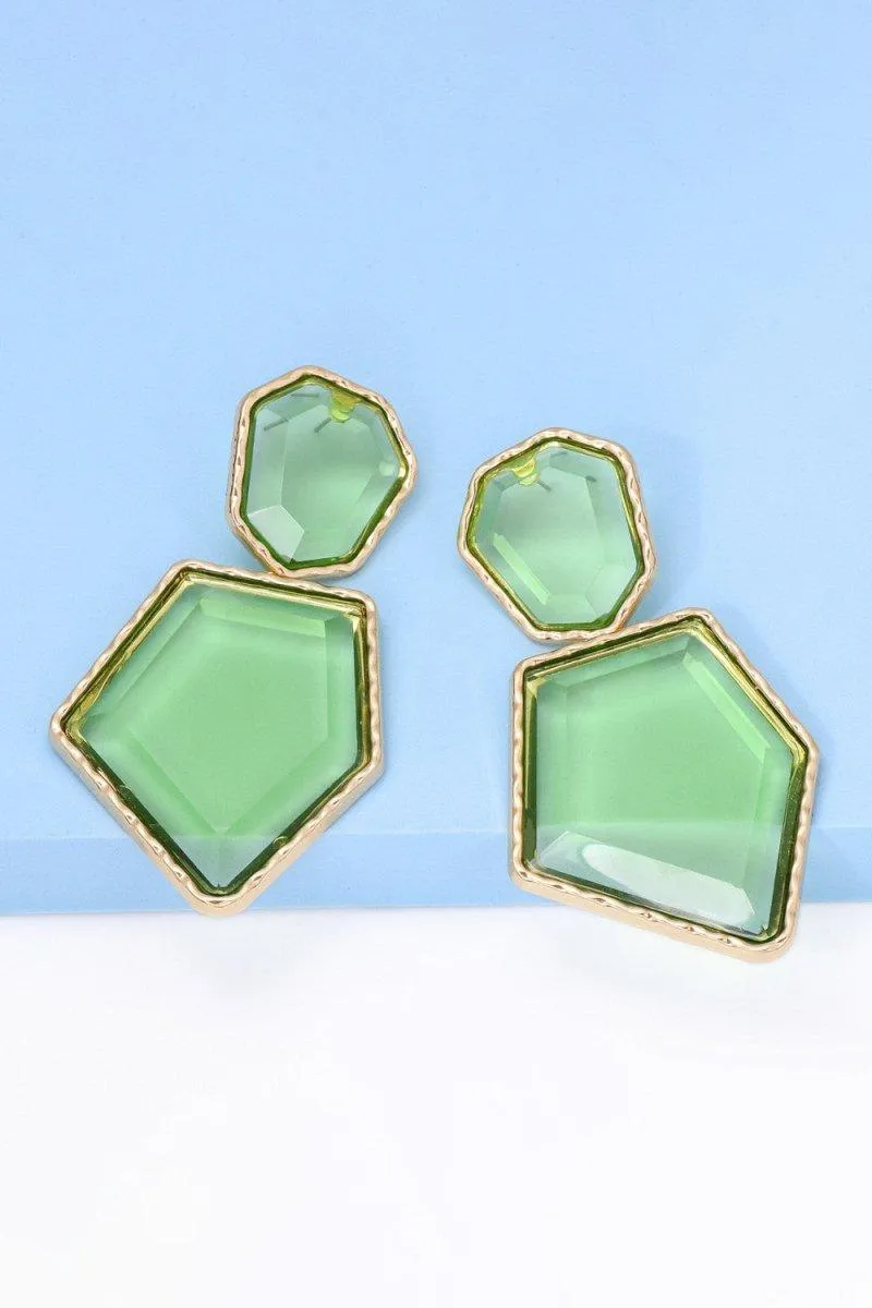 Geometric Shape Dangle Earrings