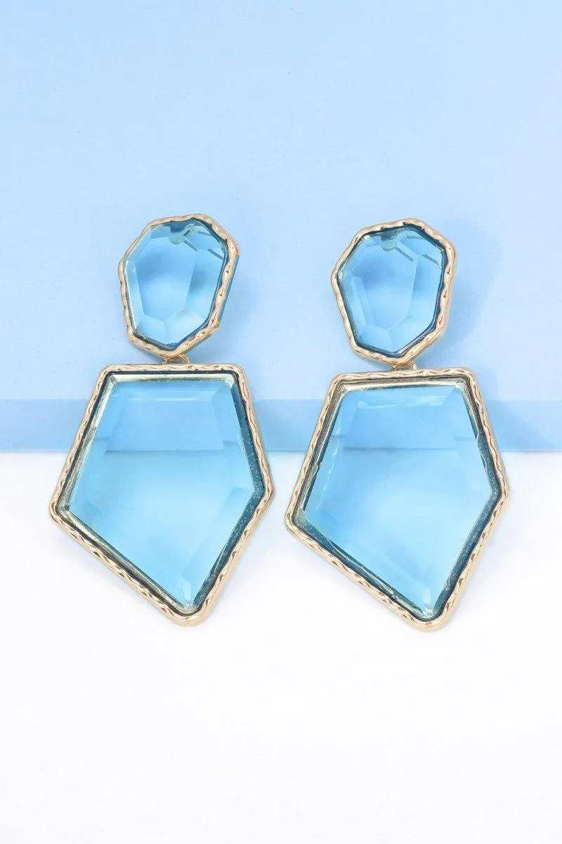 Geometric Shape Dangle Earrings