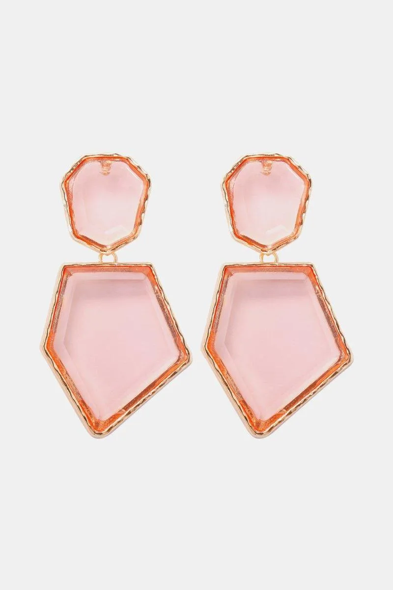 Geometric Shape Dangle Earrings