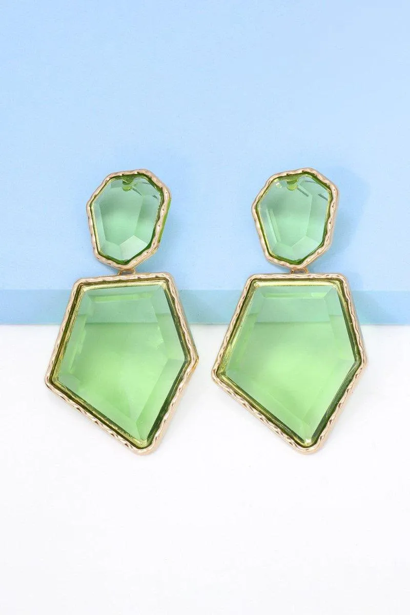 Geometric Shape Dangle Earrings