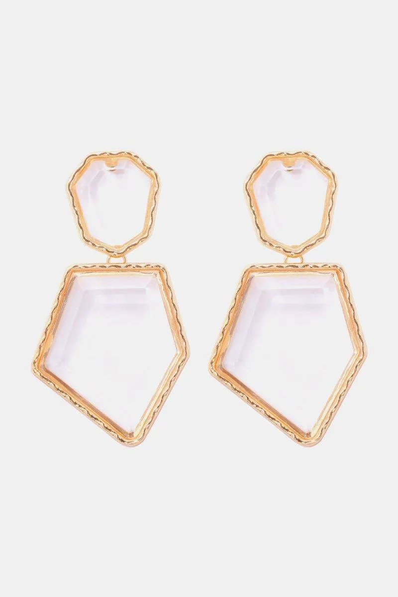 Geometric Shape Dangle Earrings