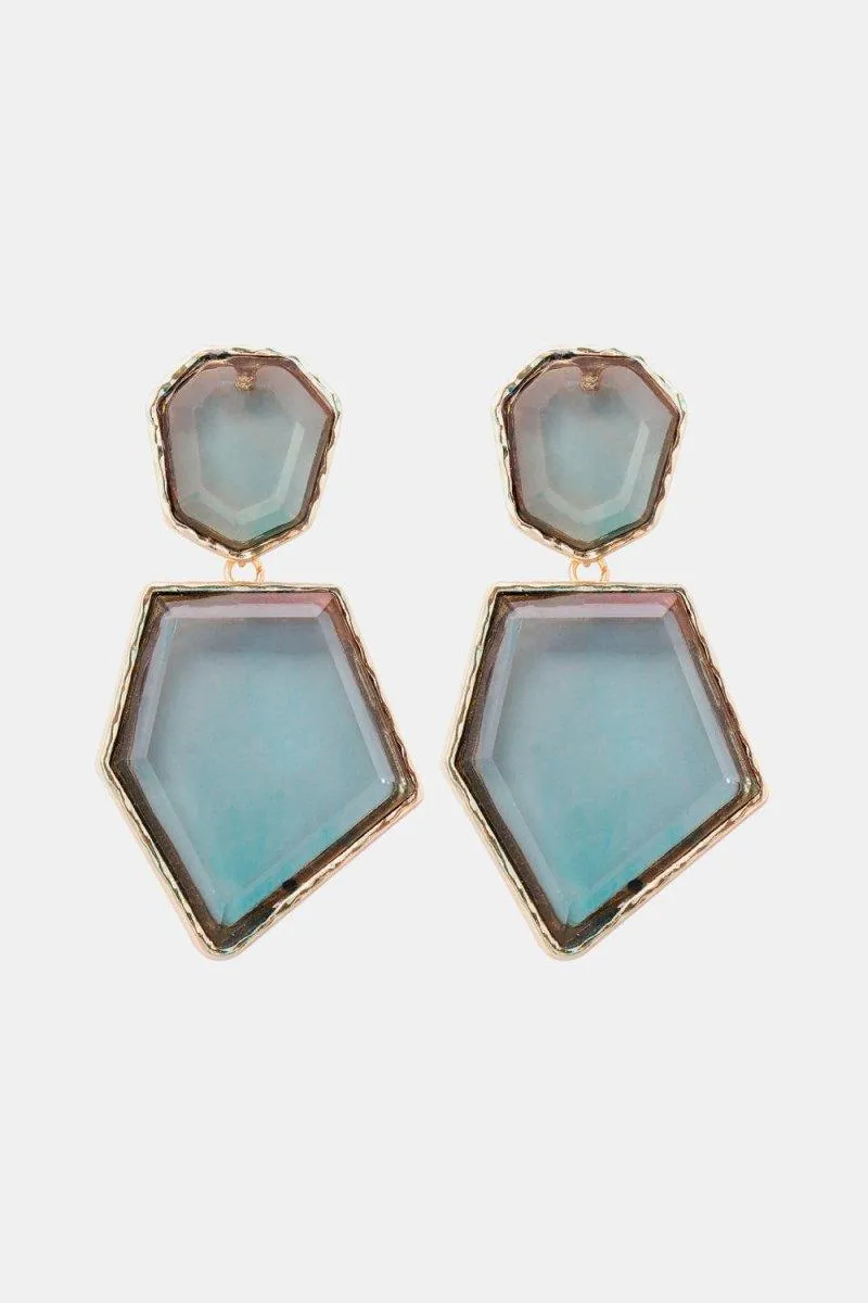 Geometric Shape Dangle Earrings