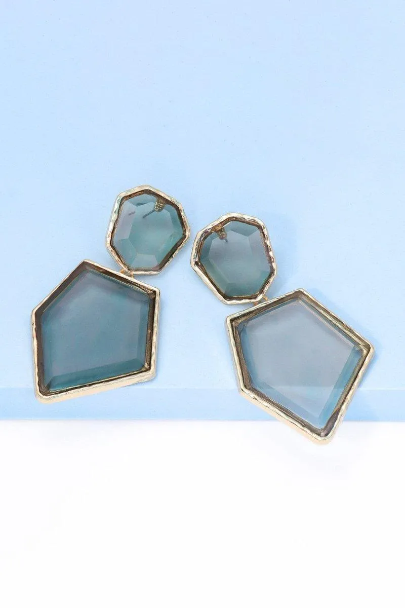 Geometric Shape Dangle Earrings