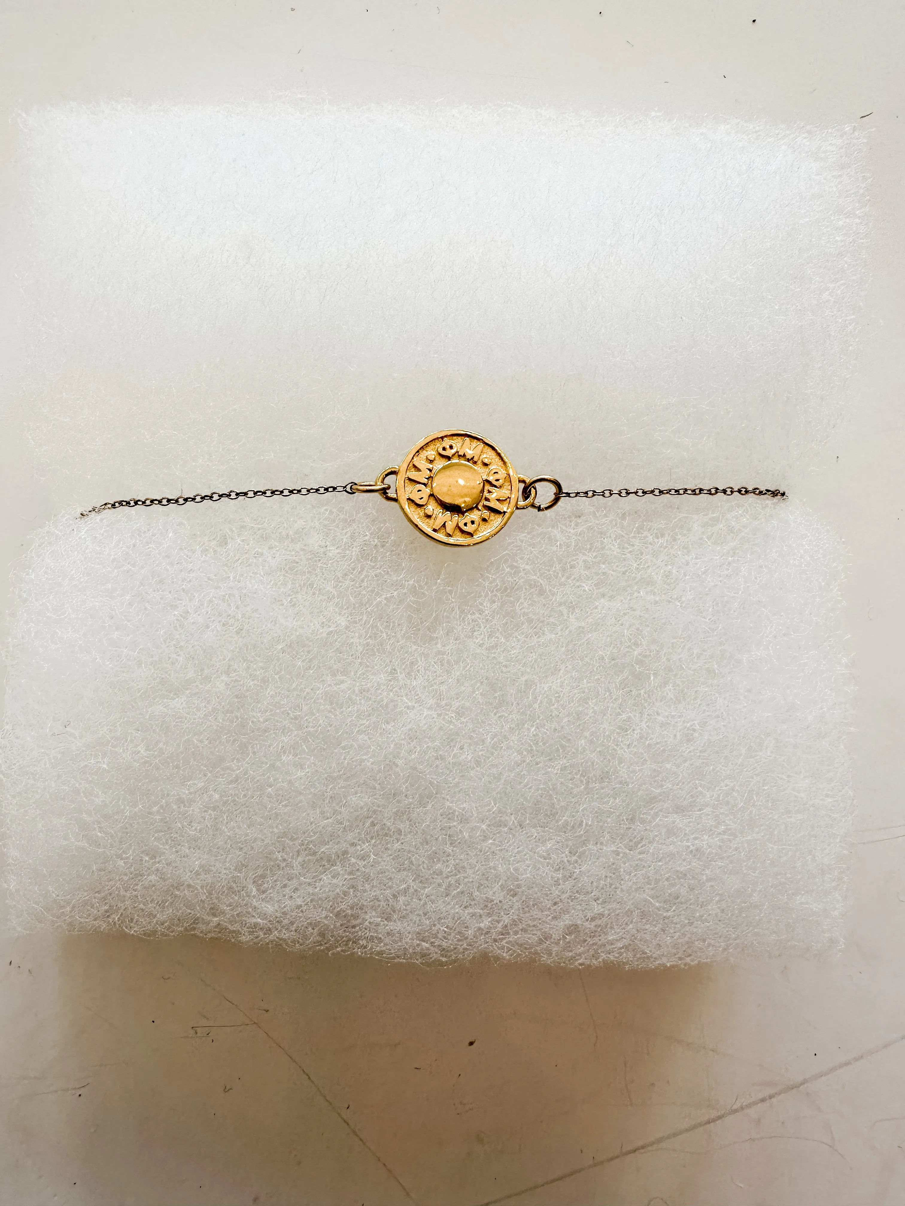 Gold Disk Sorority Bracelets