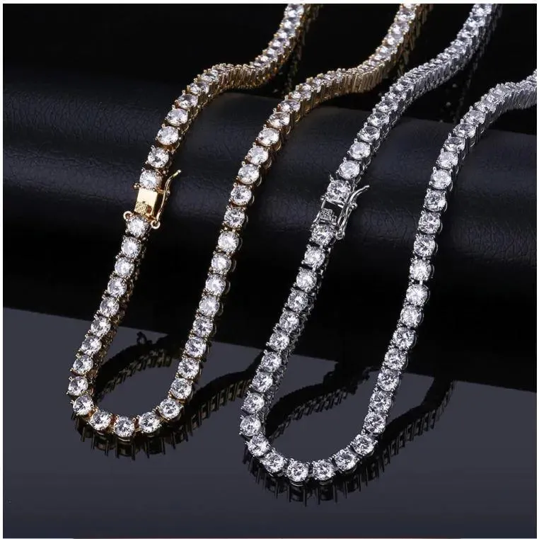 Lustrous 3MM 925 Sterling Silver Tennis Choker with Dazzling Cubic Zirconia