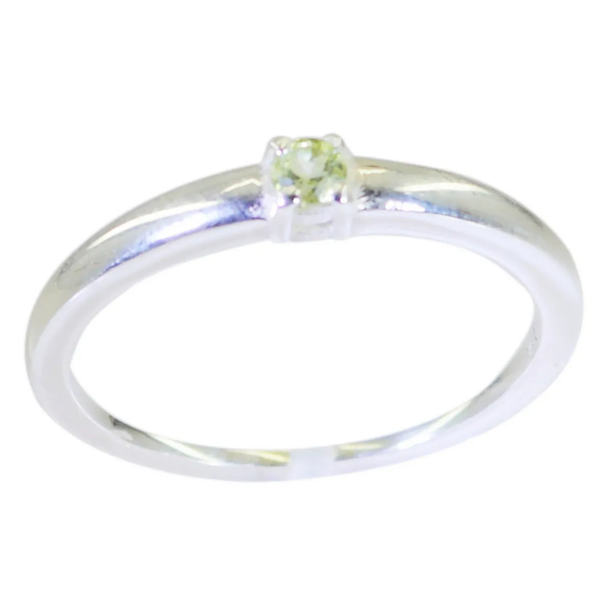 Riyo Flawless Gem Peridot 925 Sterling Silver Ring Enamel Jewelry