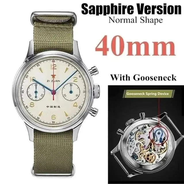 SEAKOSS 1963 Pilot Chronograph Watch