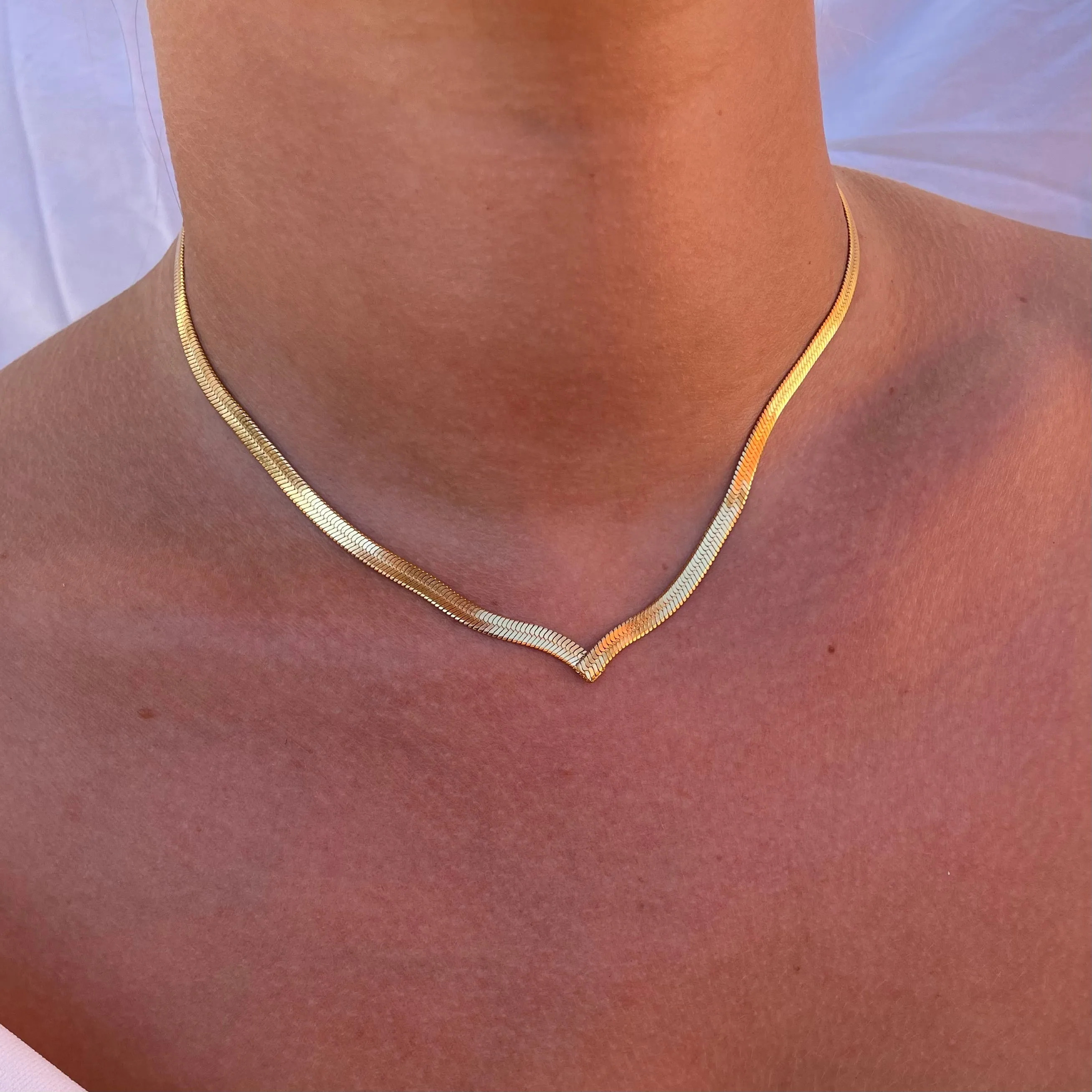 Snake V Necklace