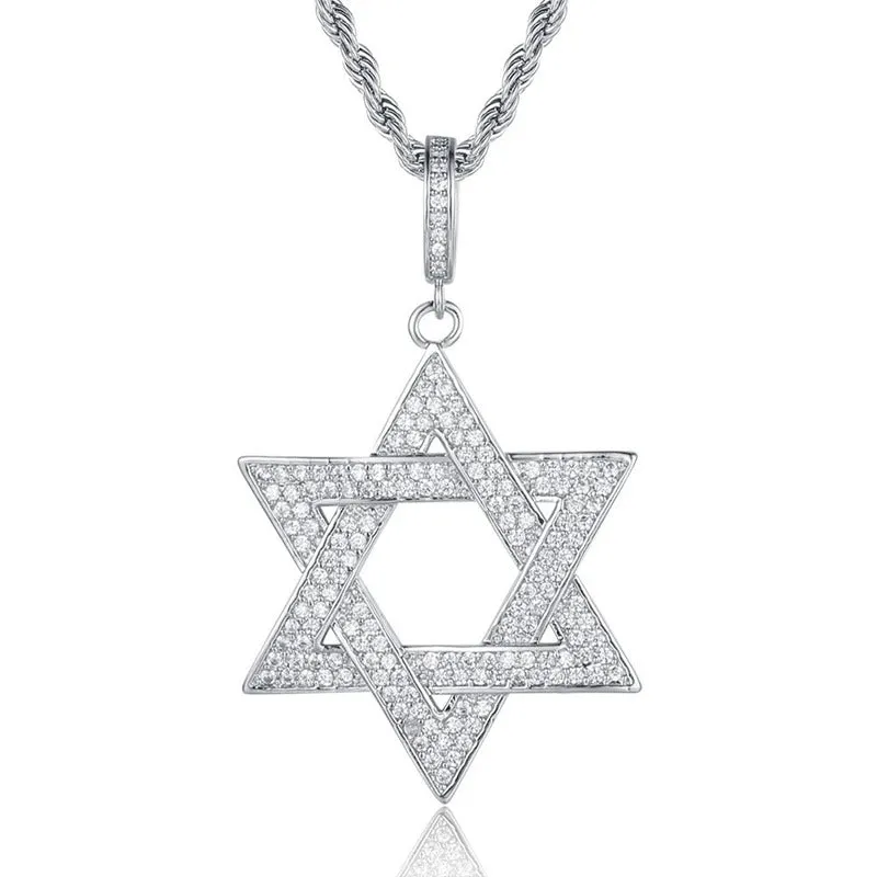 Star of David Pendant - Silver