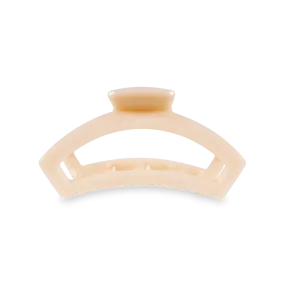 Teleties - Open Almond Beige Medium Clip