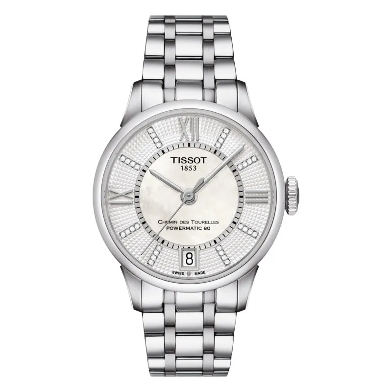 Tissot T0992071111600 Chemin des Tourelles Diamond Lady Watch