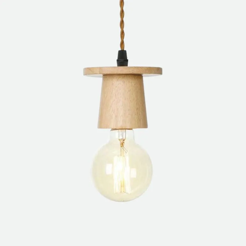Woodie Single Pendant Light Socket